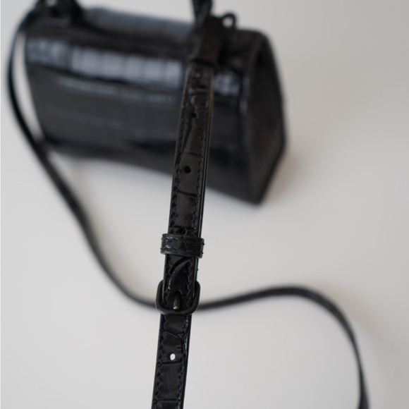 Balenciaga Small Hourglass, Croc Embossed - Picture 4 of 7